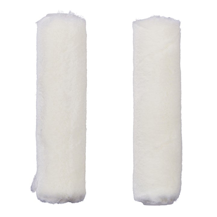 Amtech 2 Piece 100mm (4") extra short pile (4mm) roller sleeve - mohair G4440
