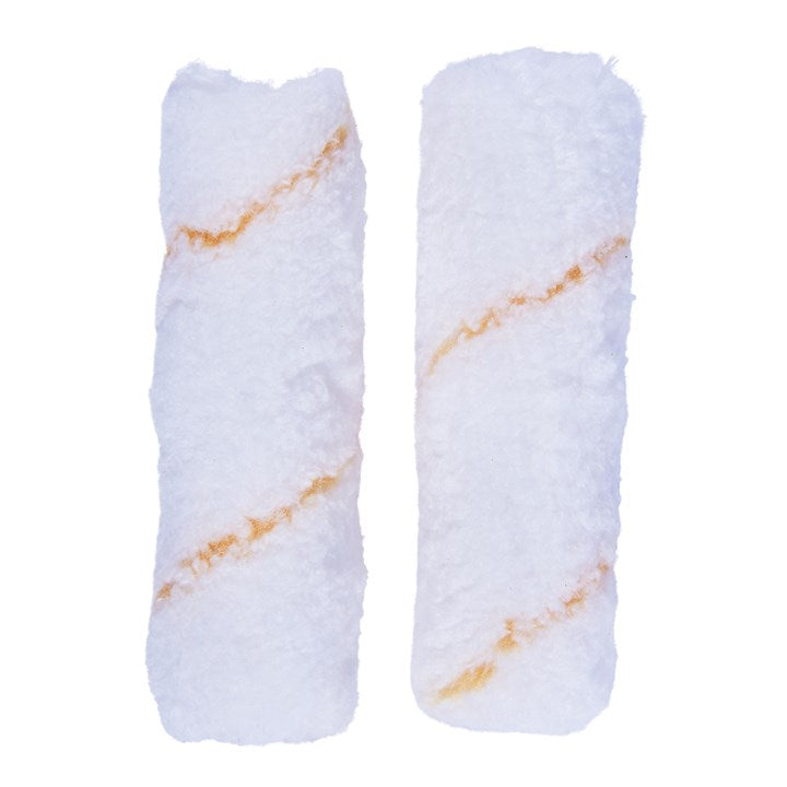 Amtech 2 Piece 100mm (4") short pile (9mm) roller sleeve - microfibre G4445