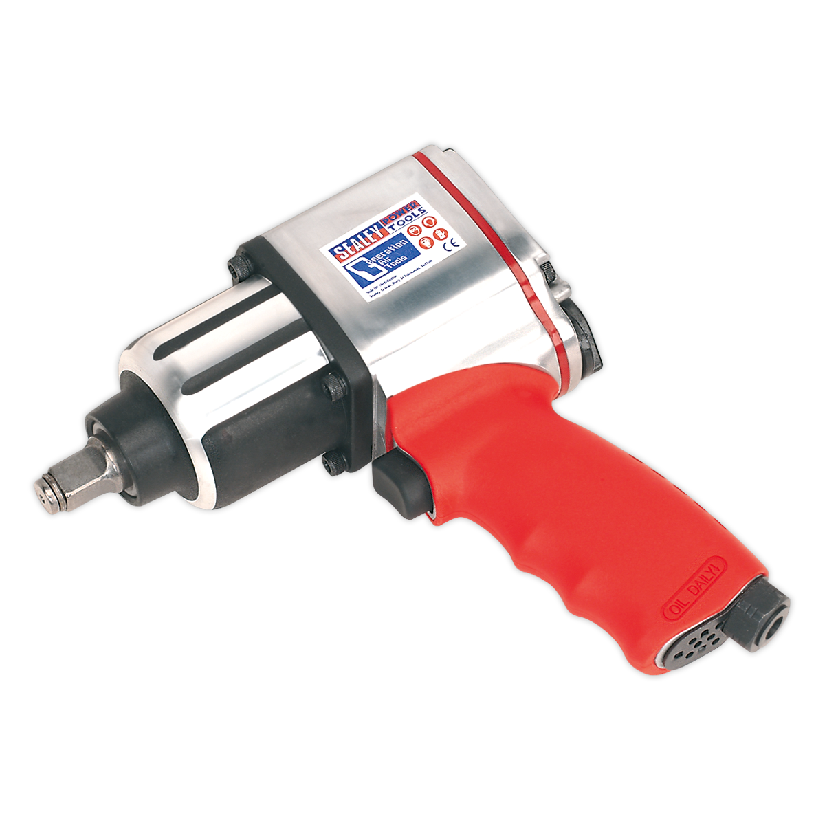 Sealey 1/2"Sq Drive Air Impact Wrench - Twin Hammer GSA02