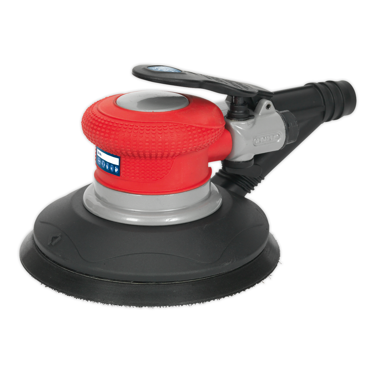 Sealey Ø150mm Dust-Free Air Palm Random Orbital Sander - Self-Contained GSA06