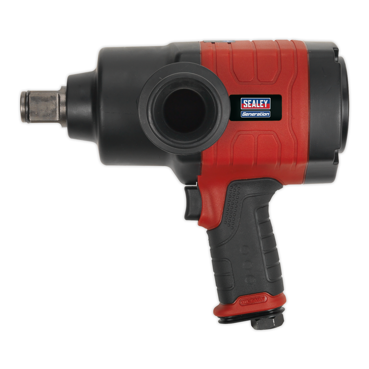 Sealey 1"Sq Drive Composite Air Impact Wrench - Twin Hammer GSA6005