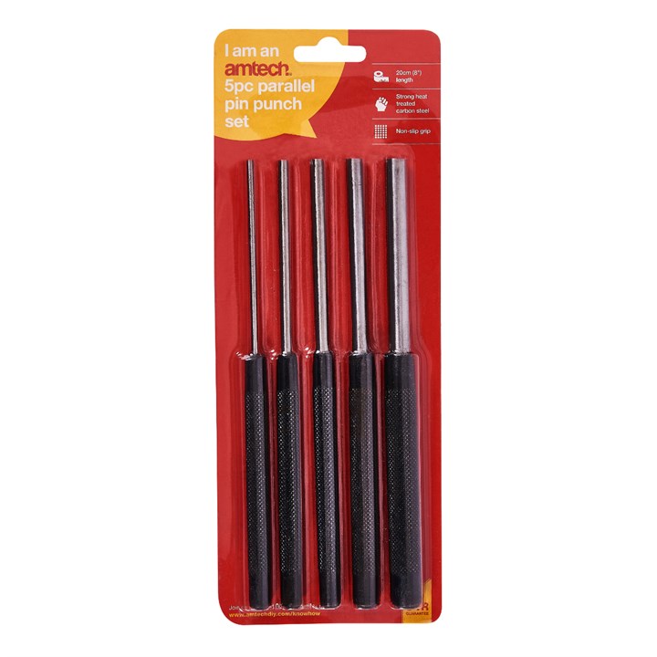 Amtech 5 Piece parallel pin punch set H1500