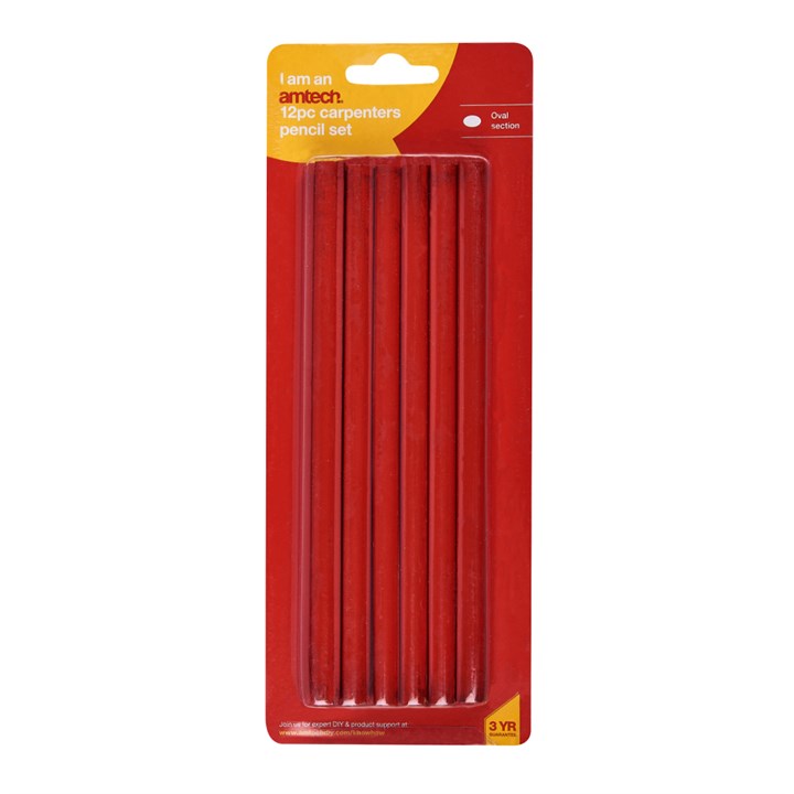 Amtech 12 Piece carpenter's pencil set H2100