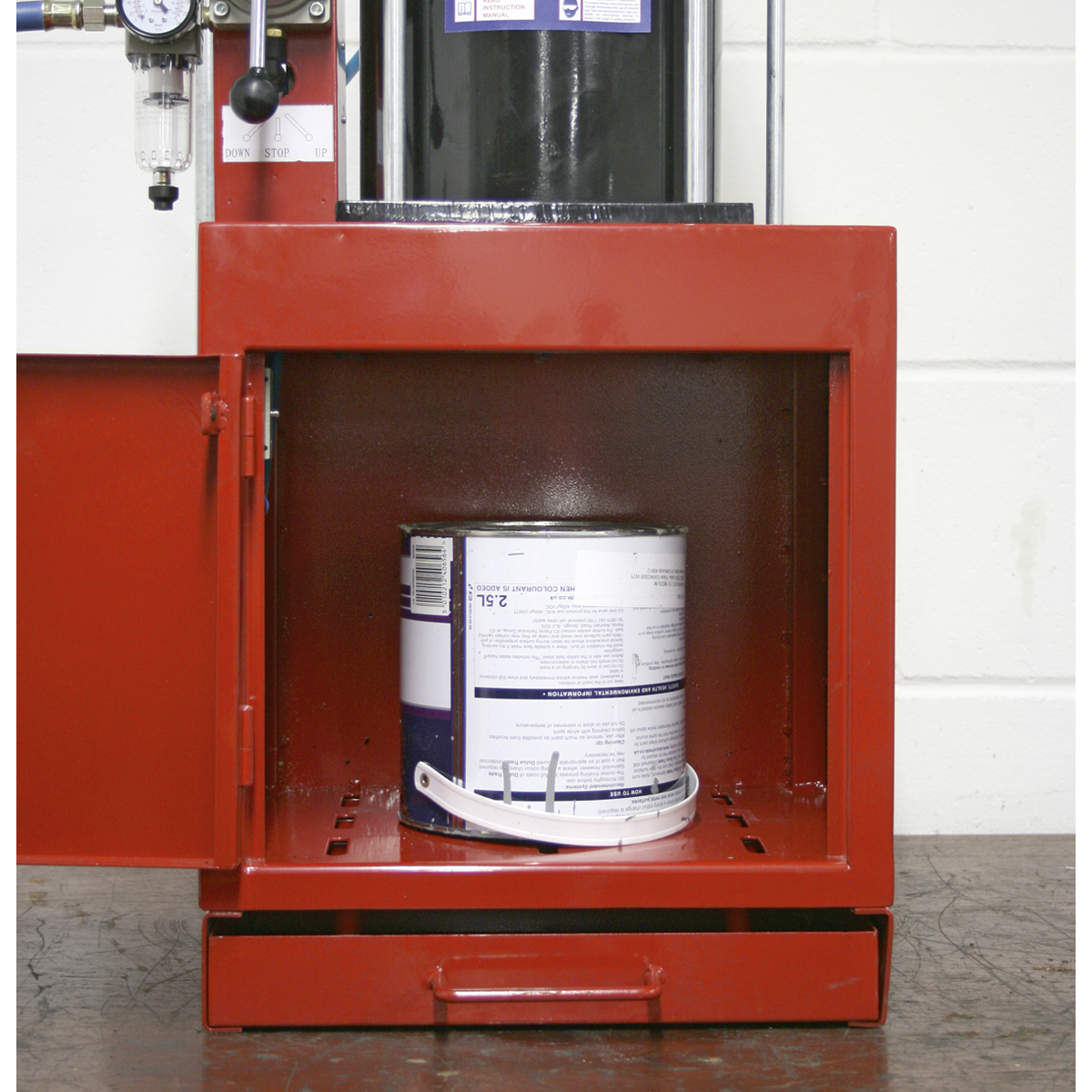 Sealey 2.2tonne Pneumatic Paint Can Crusher HCC08