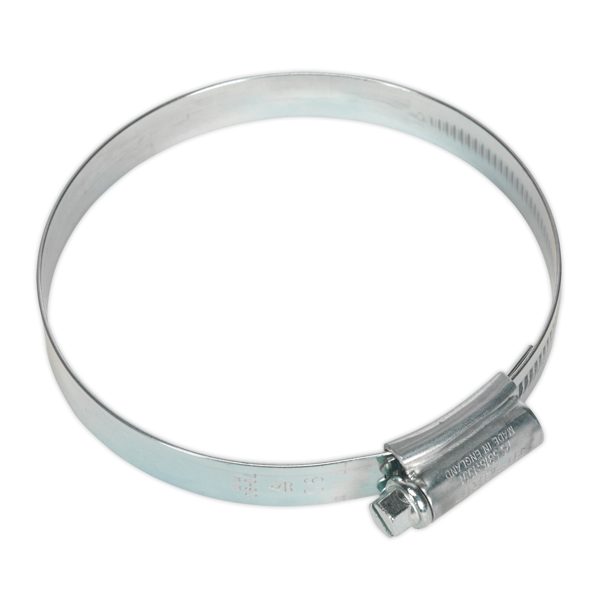 Sealey Ø70-90mm Zinc Plated HI-GRIP® Hose Clip - Pack of 10 HCJ4