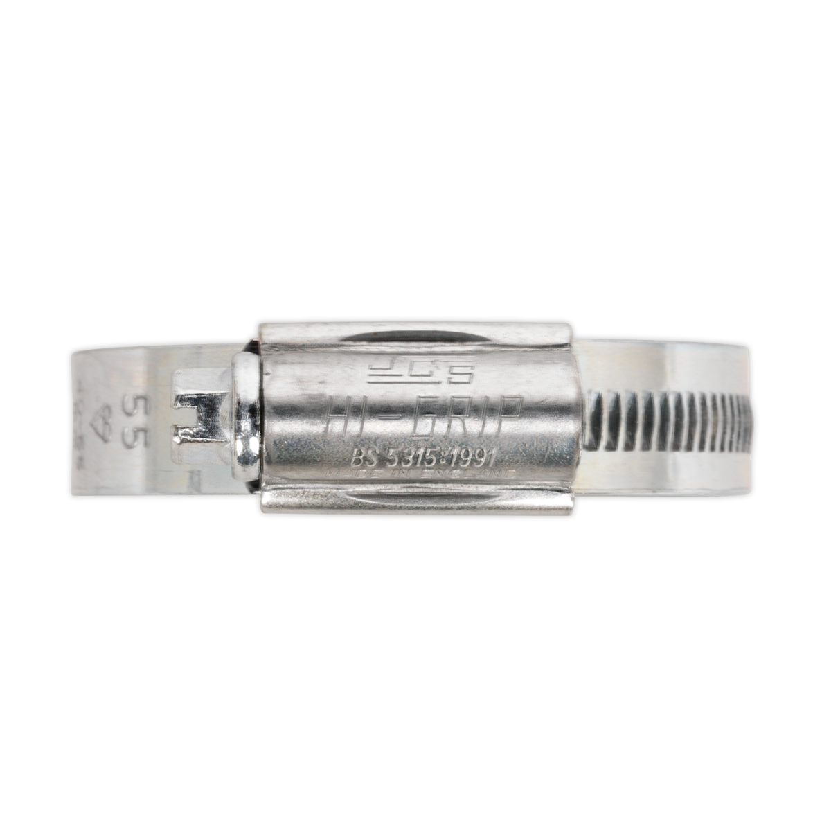 Sealey Ø70-90mm Zinc Plated HI-GRIP® Hose Clip - Pack of 10 HCJ4