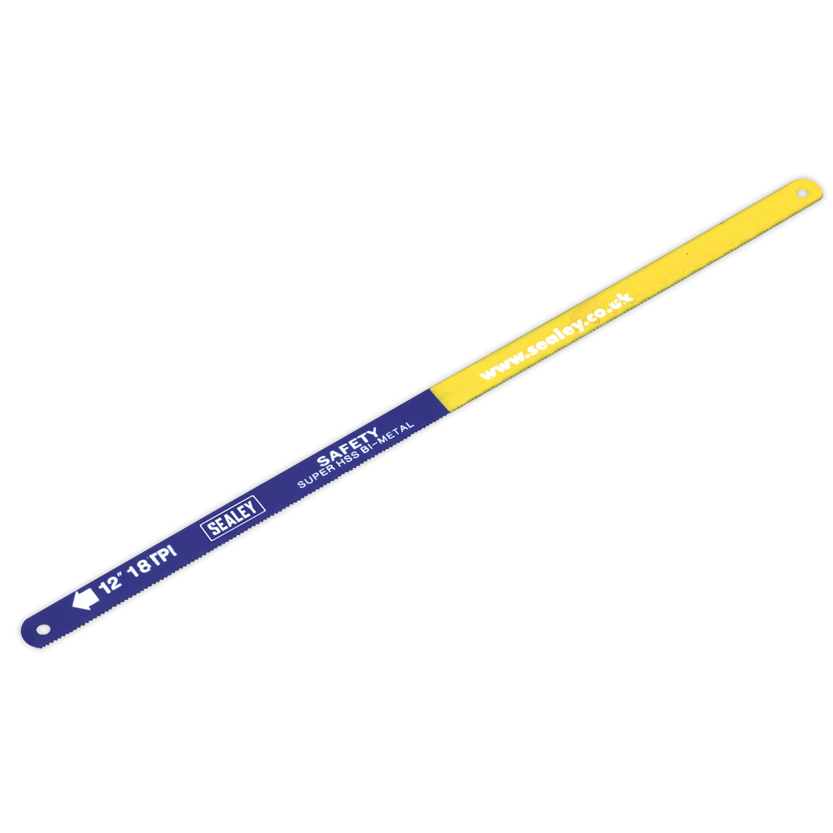 Sealey 18tpi Bi-Metal Hacksaw Blade HSS - Pack of 10 HSB1018