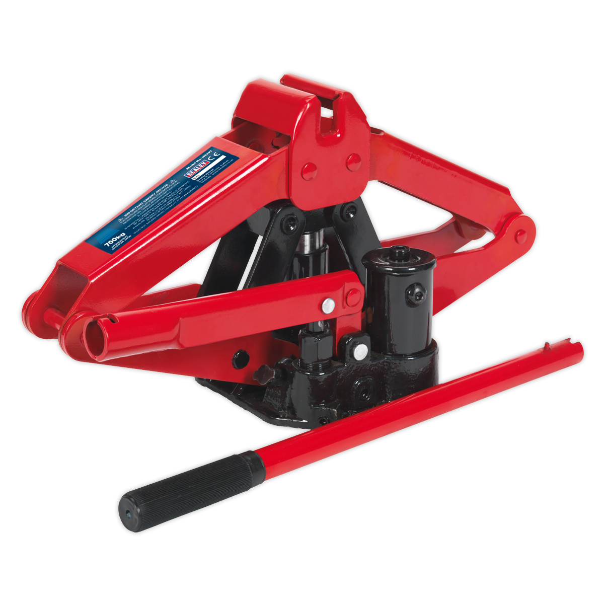 Sealey 700kg Hydraulic Scissor Jack HSJ07