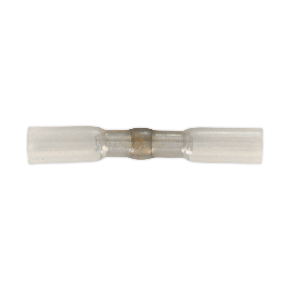 Sealey Clear Heat Shrink Butt Connector with Crimp & Solder - Pack of 25 HSSB25C