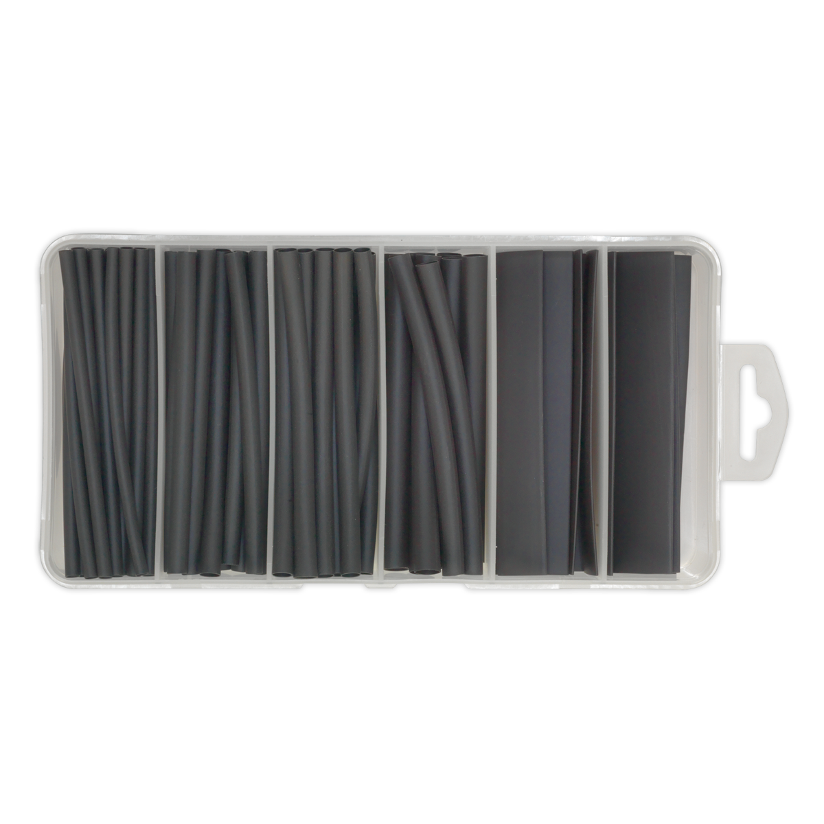 Sealey 95pc 100mm Heat Shrink Tubing Assortment - Black HST100B