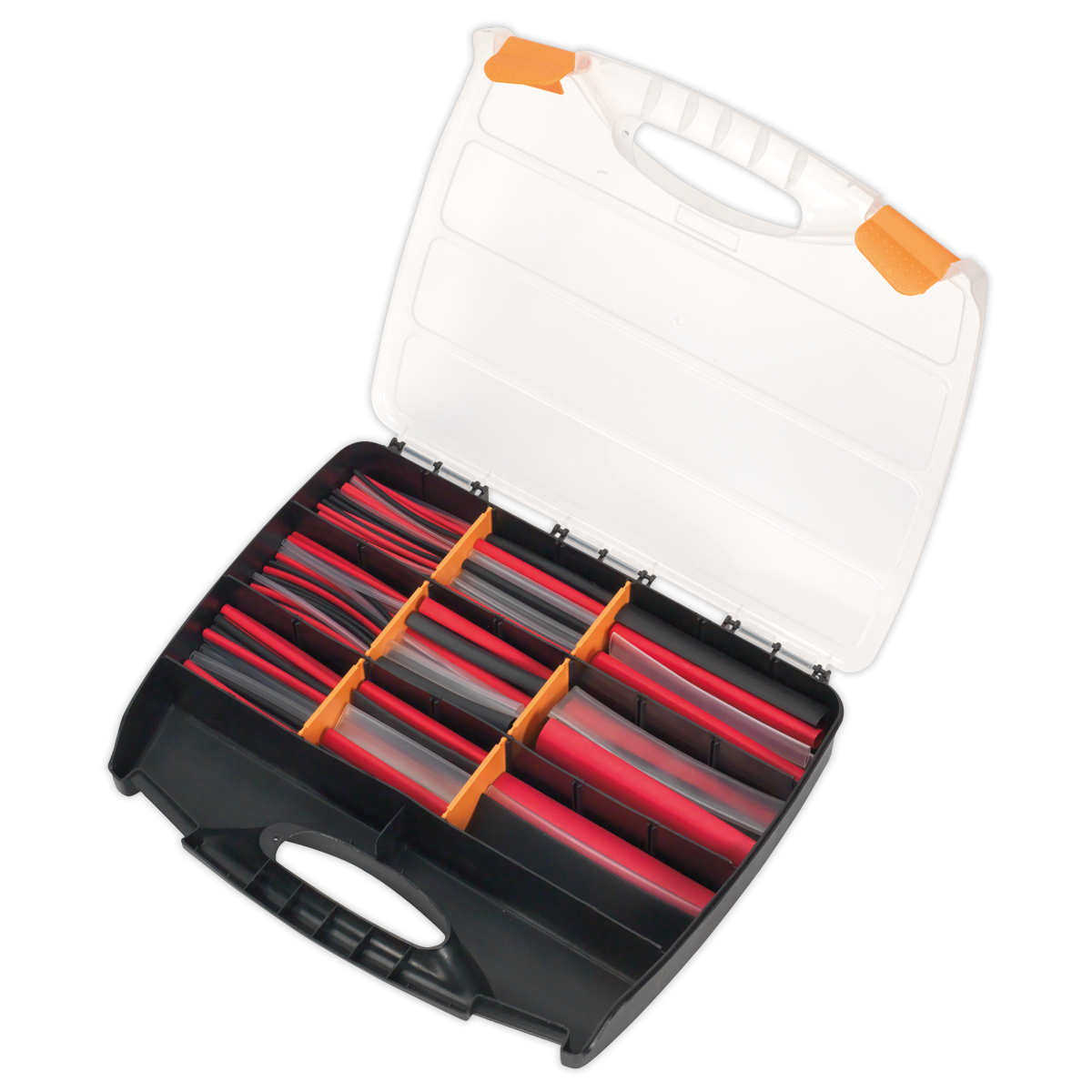Sealey 261pc 100 & 150mm Adhesive Lined Heat Shrink Tubing Assortment - Mixed Colours HSTAL261MC