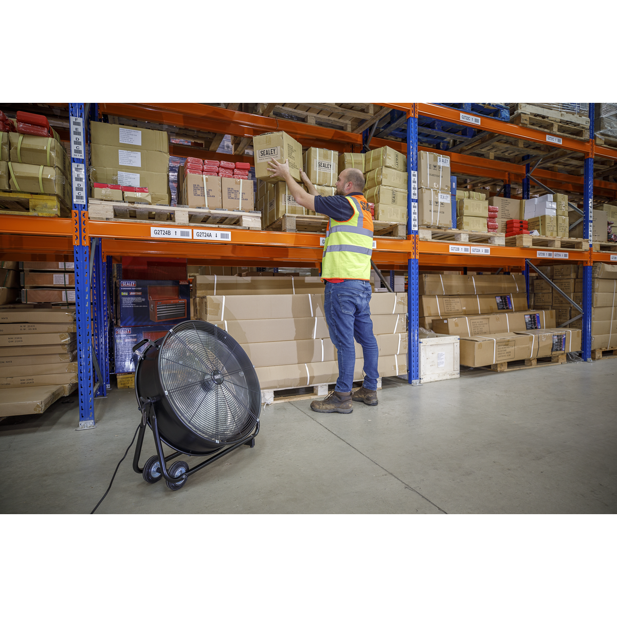 Sealey 24" Industrial High Velocity Drum Fan HVD24