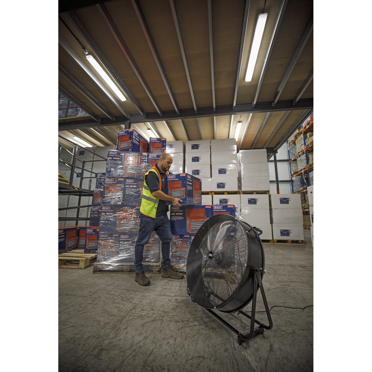 Sealey 30" Industrial High Velocity Drum Fan HVD30
