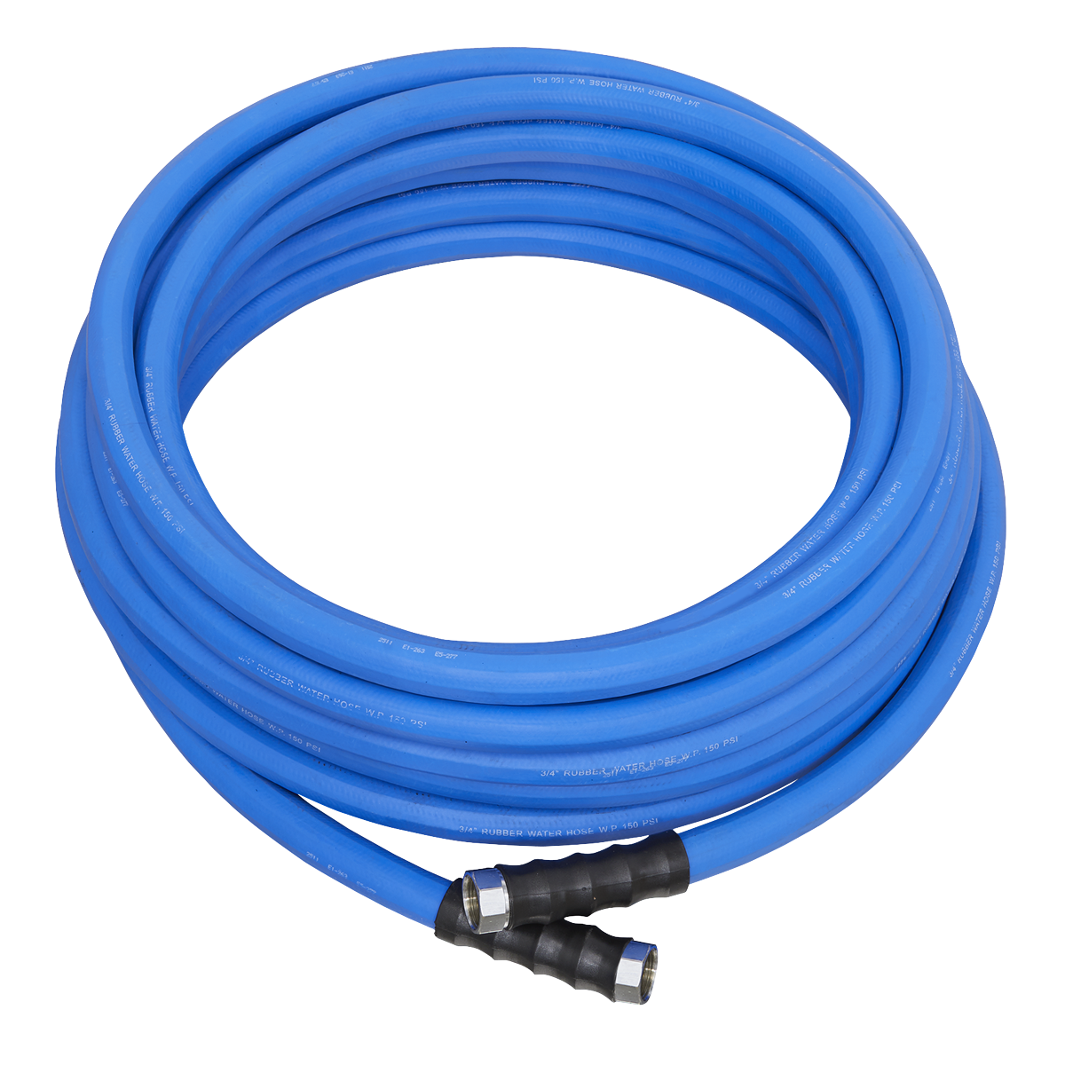 Sealey 5m Heavy-Duty Hex Ø19mm Hot & Cold Rubber Water Hose HWH5M