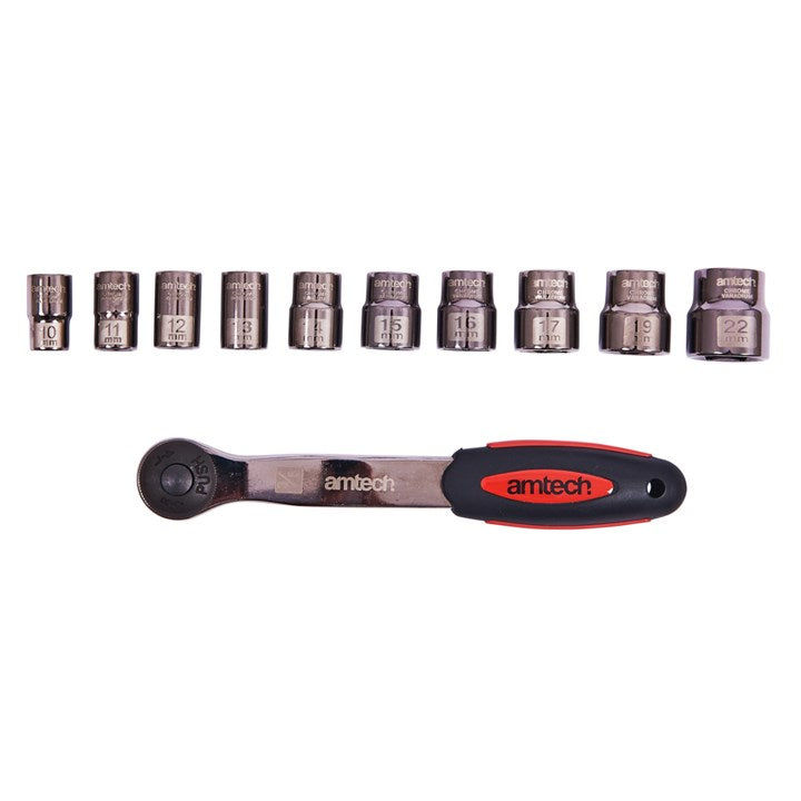 Amtech 11 Piece 3/8" socket set I0360