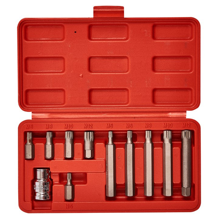 Amtech 11 Piece spline bit and socket set I8450