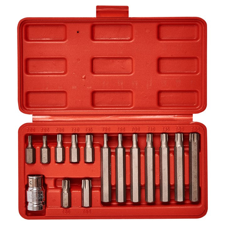 Amtech 15 Piece torque bit and socket set I8500
