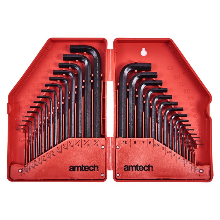 Amtech 30 Piece hex key set I8825