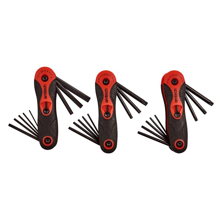Amtech 3 Piece folding key set I8840