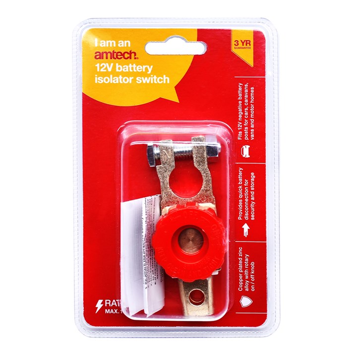 Amtech 12V Battery isolator switch J0240
