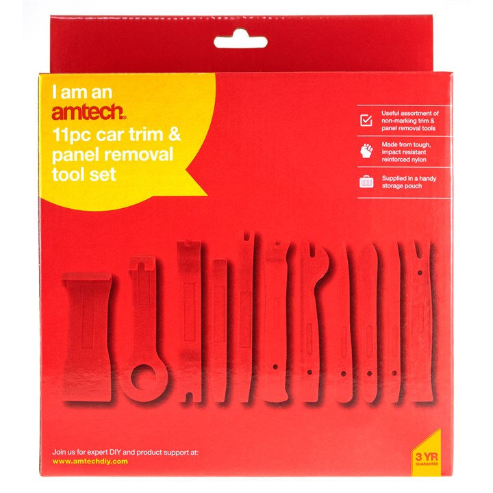 Amtech 11 Piece car trim and panel removal tool kit J1945