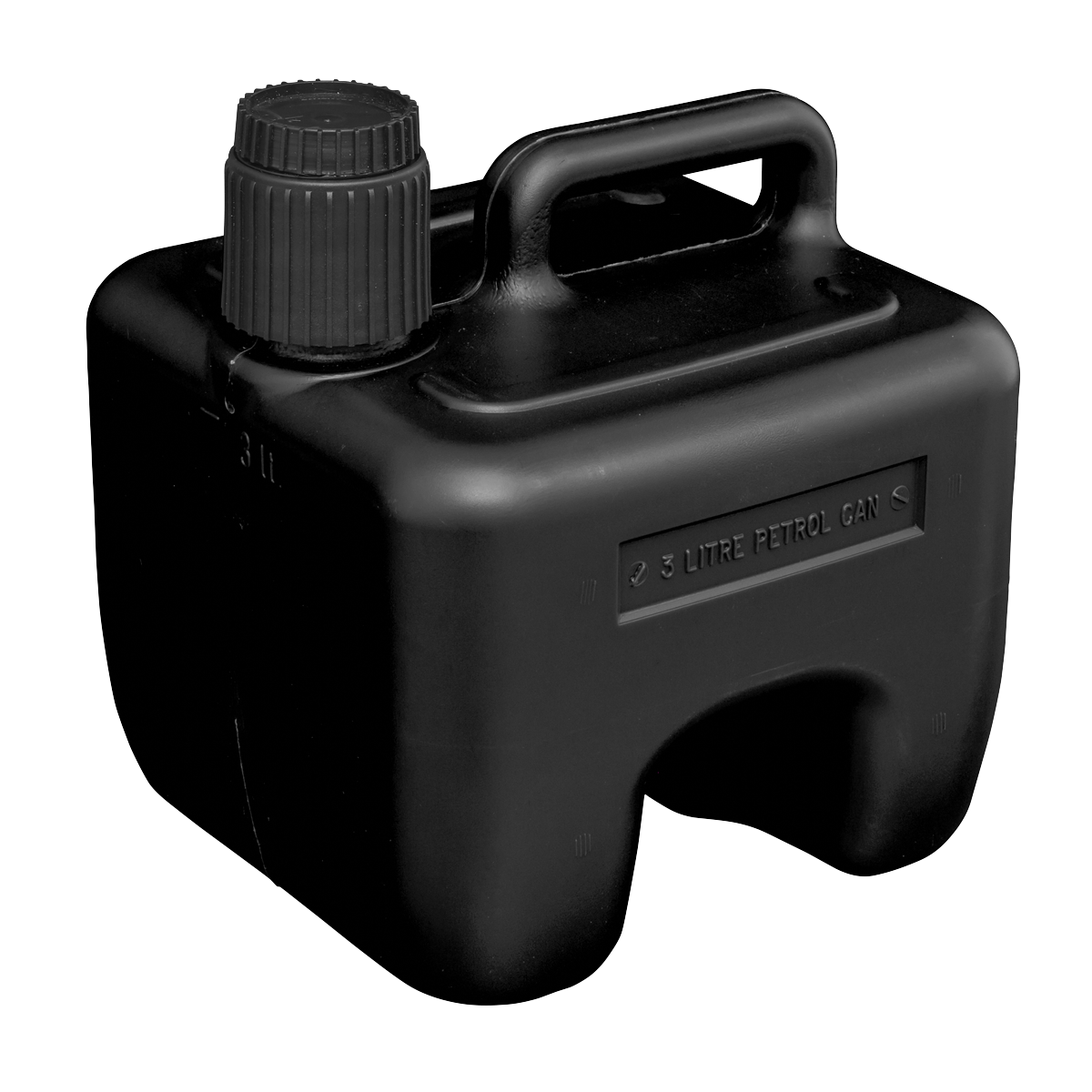 Sealey 3L Stackable Fuel Can - Black JC3B