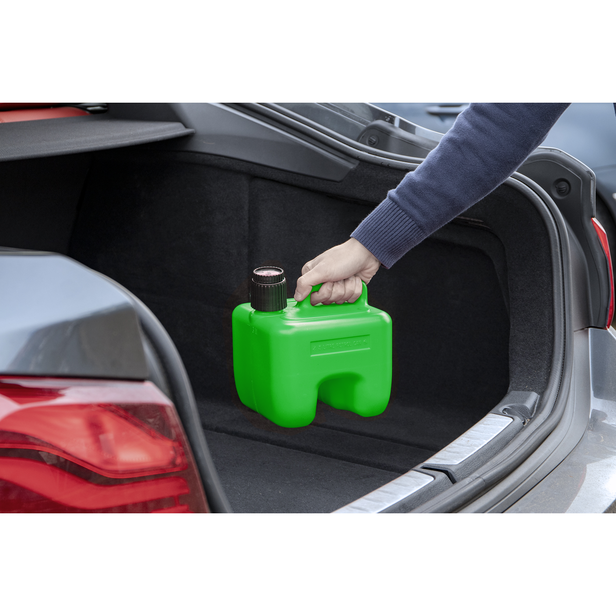 Sealey 3L Stackable Fuel Can - Green JC3G