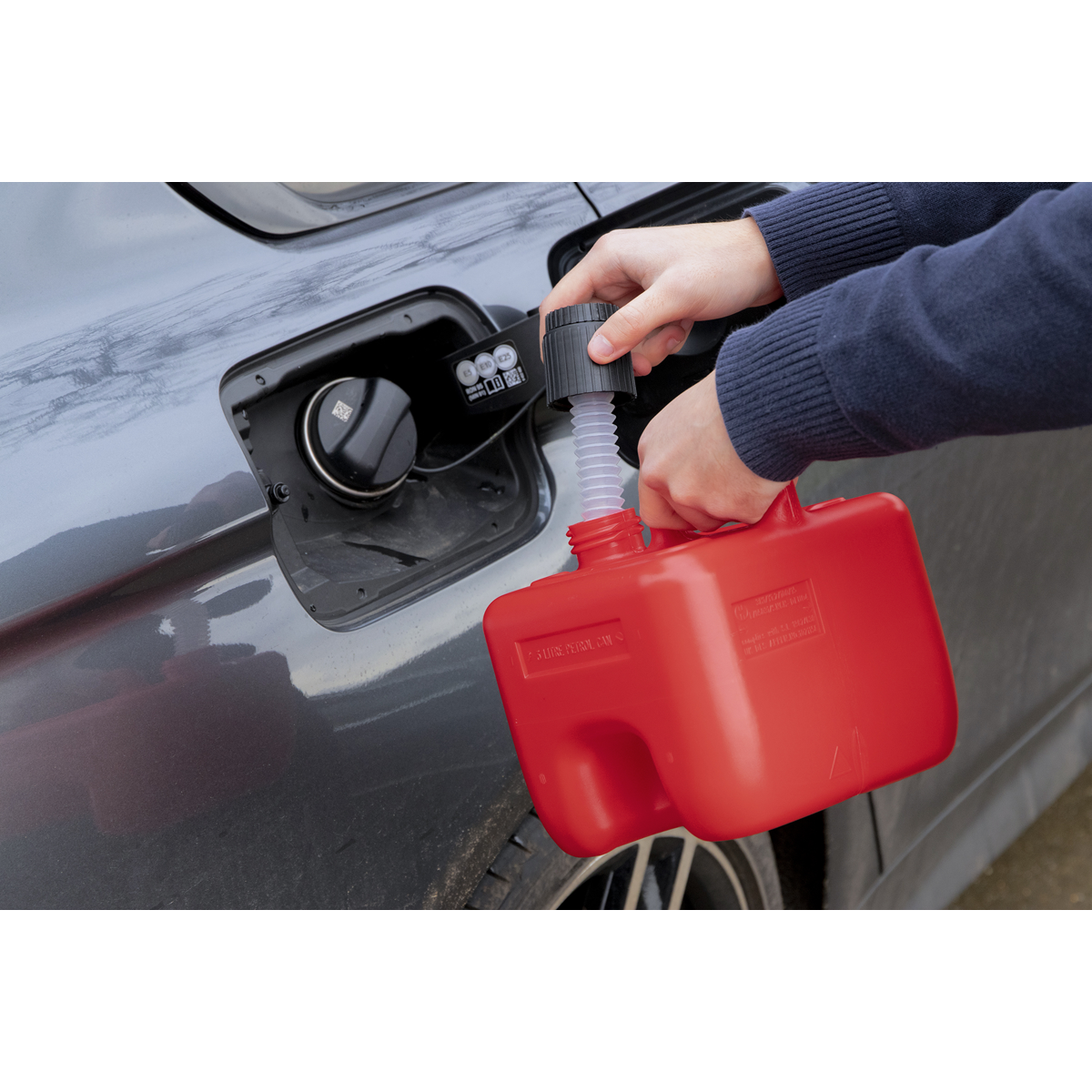 Sealey 3L Stackable Fuel Can - Red JC3R