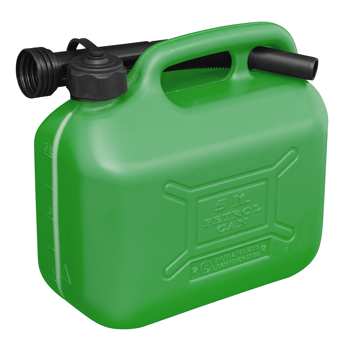 Sealey 5L Fuel Can - Green JC5G
