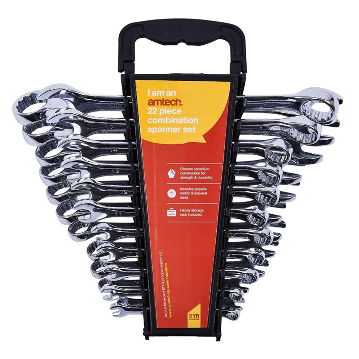 Amtech 22 piece combination spanner set K0350