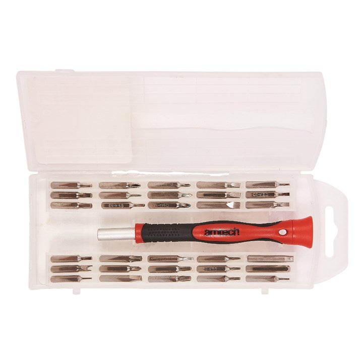 Amtech 41Piece precision screwdriver bit set L0535
