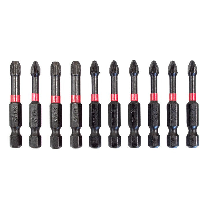 Amtech 10 Piece impact screwdriver bit set L2395
