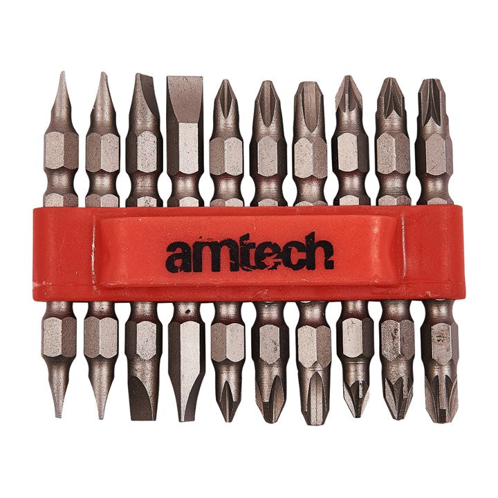Amtech 10 Piece double ended power bit set L2600