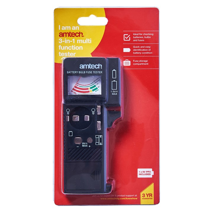 Amtech 3-in-1 Multi-function tester L4350