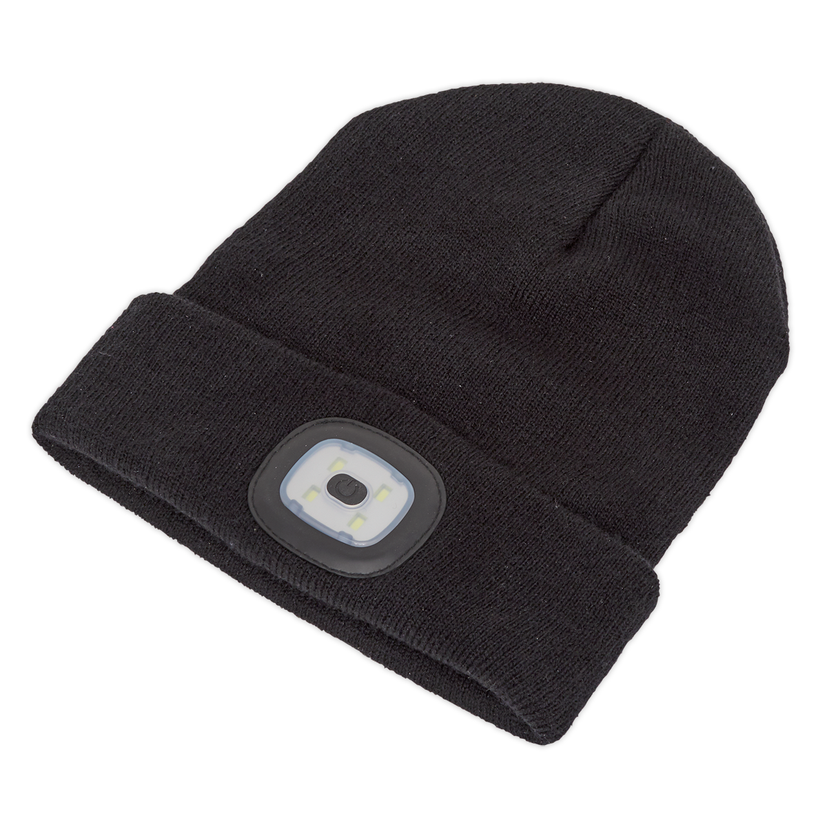 Sealey 4 SMD LED USB Rechargeable Beanie Hat LED185