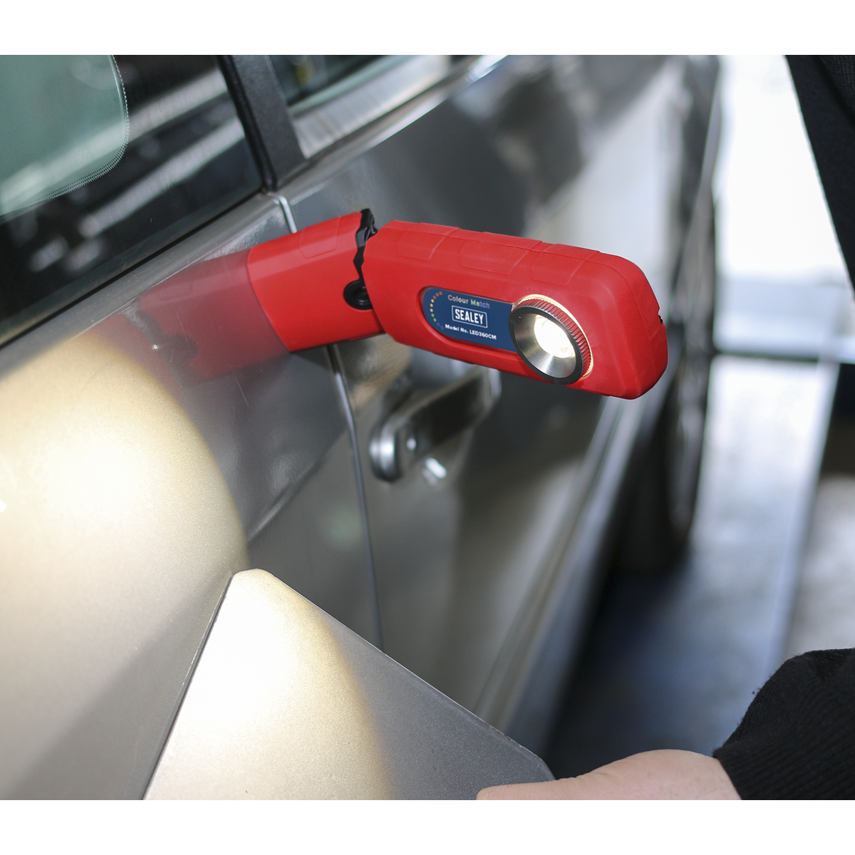 Sealey 360° Rechargeable Inspection Light 5W COB LED Colour Match CRI 96 - 3-Colour LED360CM