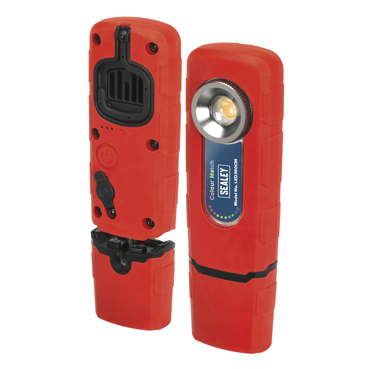 Sealey 360° Rechargeable Inspection Light 5W COB LED Colour Match CRI 96 - 3-Colour LED360CM