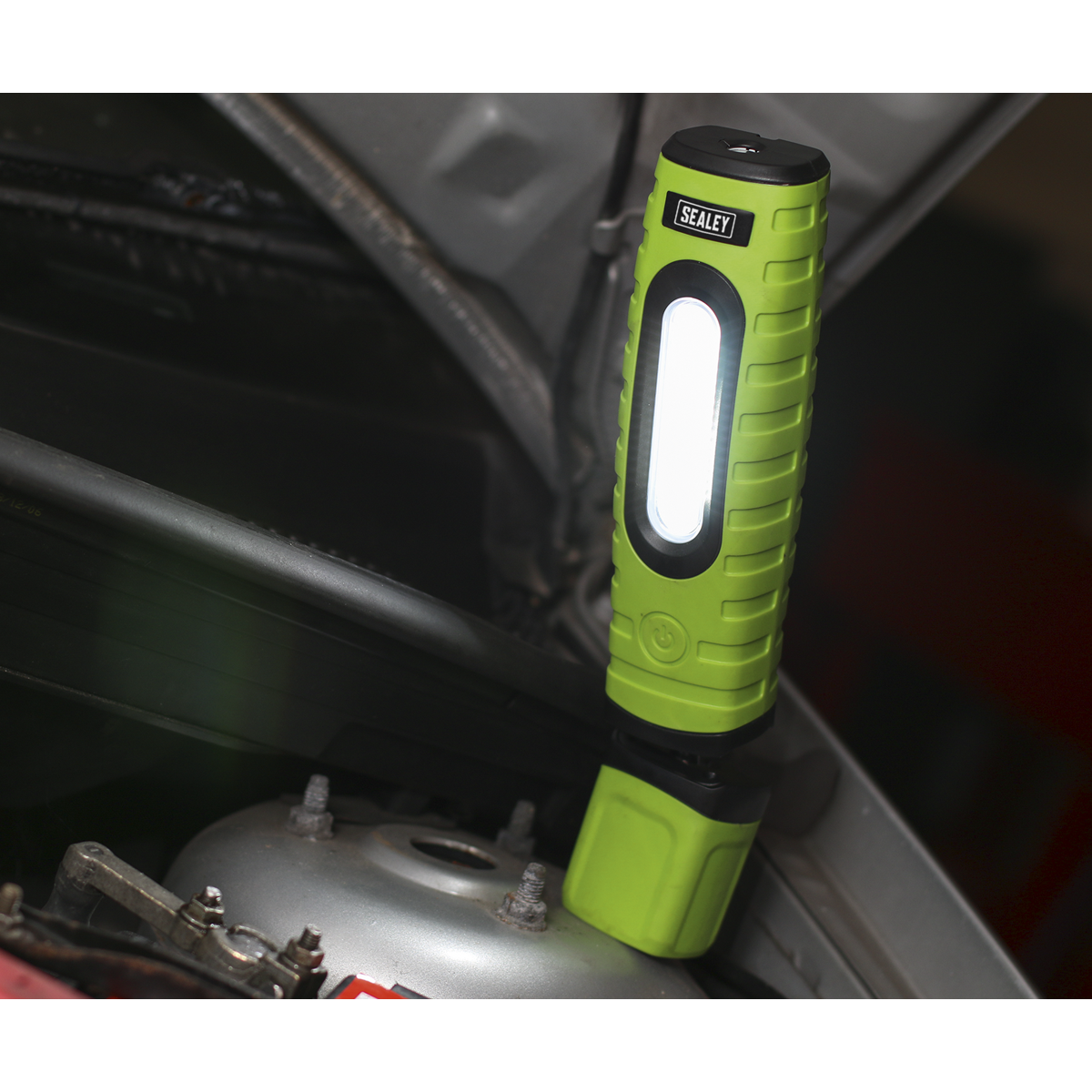 Sealey 360° 16 SMD & 3W SMD LED Rechargeable Inspection Light - Green LED360PLUSG