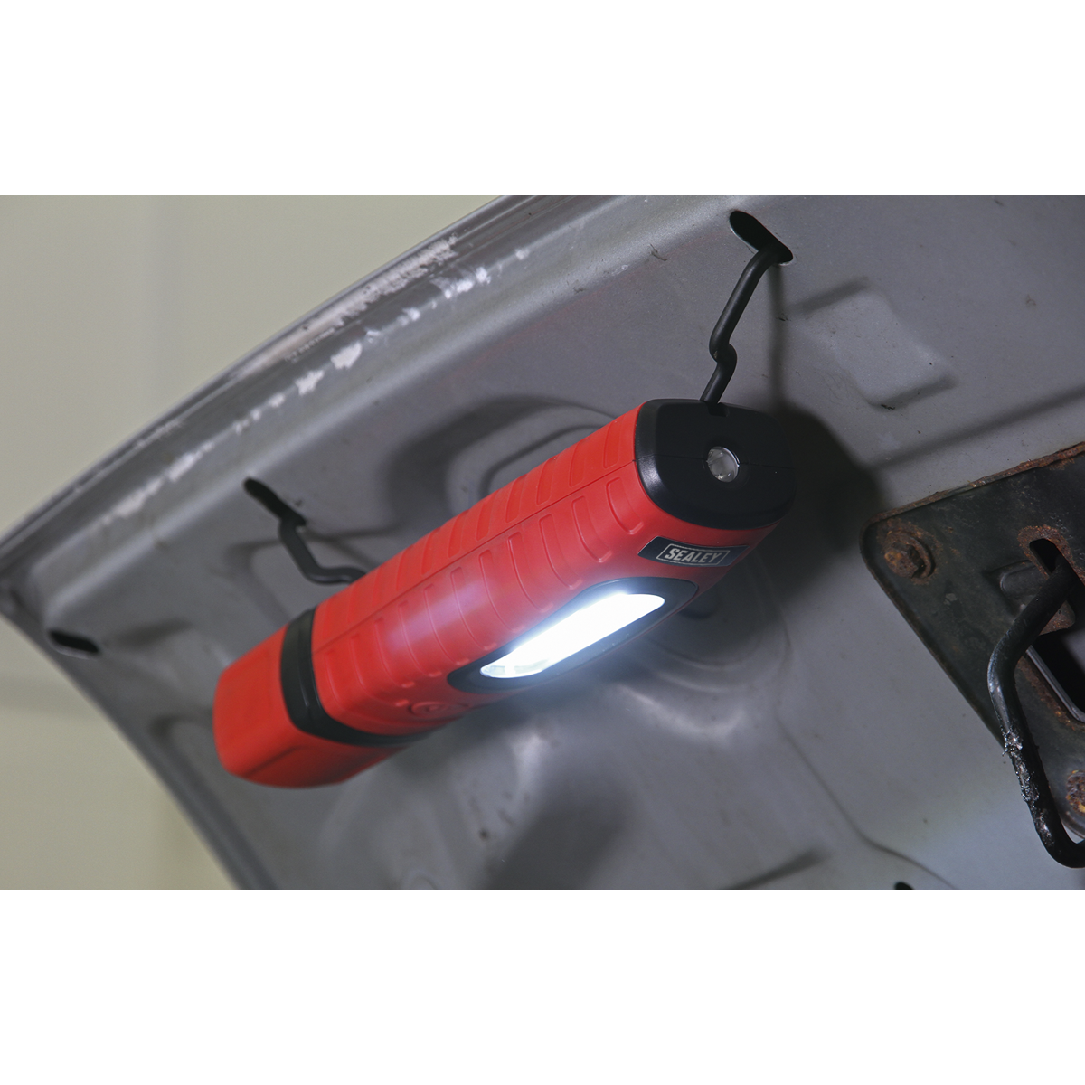 Sealey 360° 16 SMD & 3W SMD LED Rechargeable Inspection Light - Red LED360PLUSR