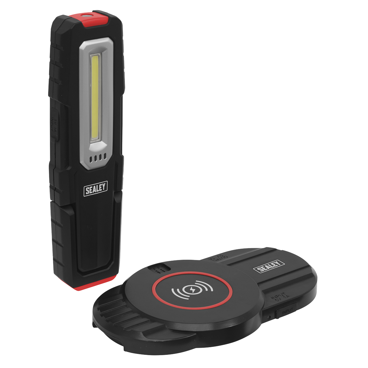 Sealey 5W & 1W COB LED Inspection Light & Single Wireless Charging Base LEDWCBCOMBO2