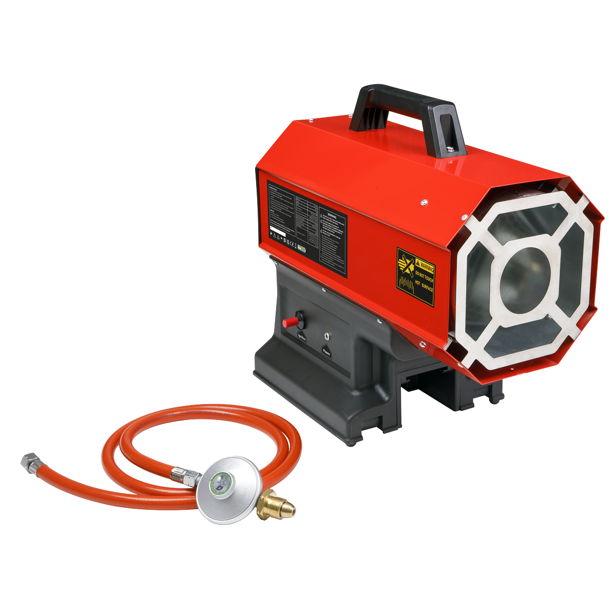 Sealey 30,000-68,000Btu/hr (9-20kW) 2-in-1 Cordless/Corded Space Warmer® Propane Heater LP69C