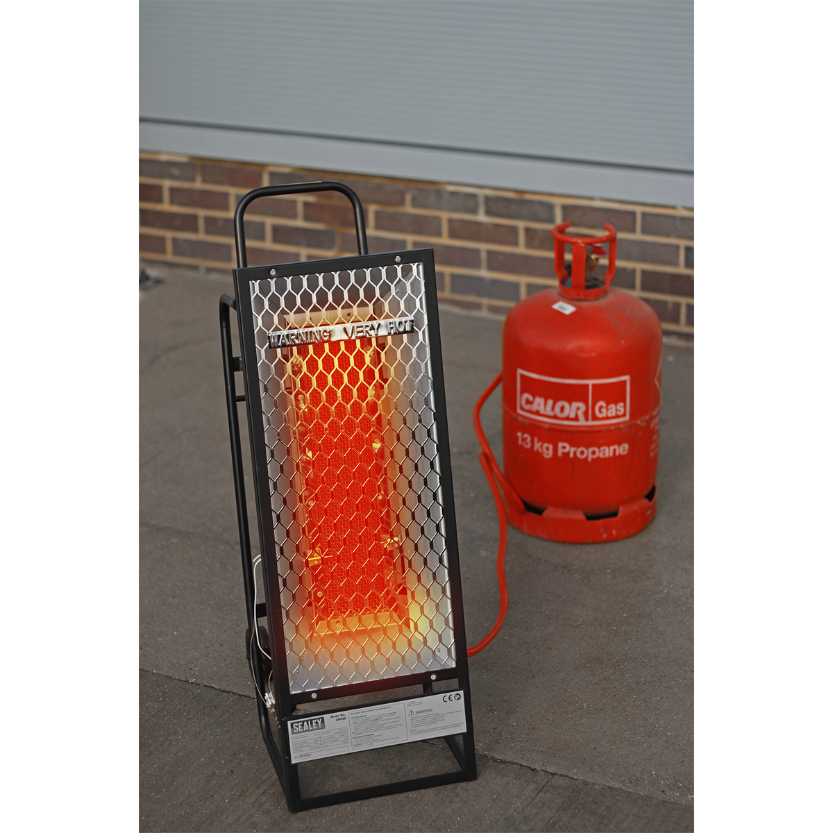 Sealey 35,000Btu/hr Space Warmer® Industrial Propane Heater LPH35