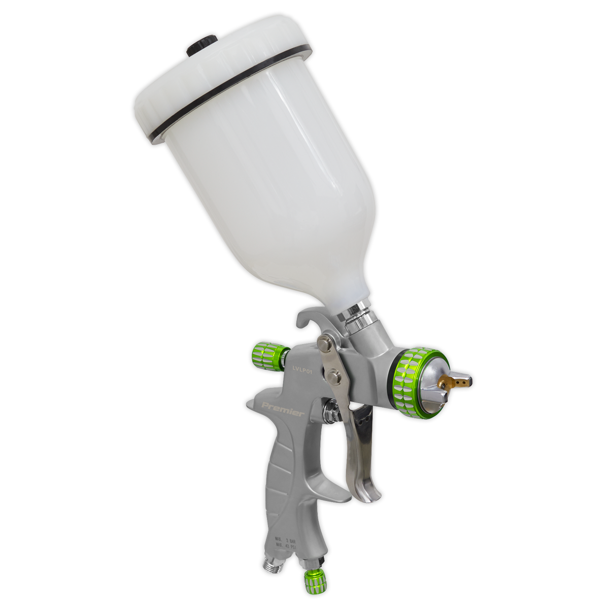 Sealey LVLP Gravity Feed Spray Gun 1.4mm Set-Up LVLP01