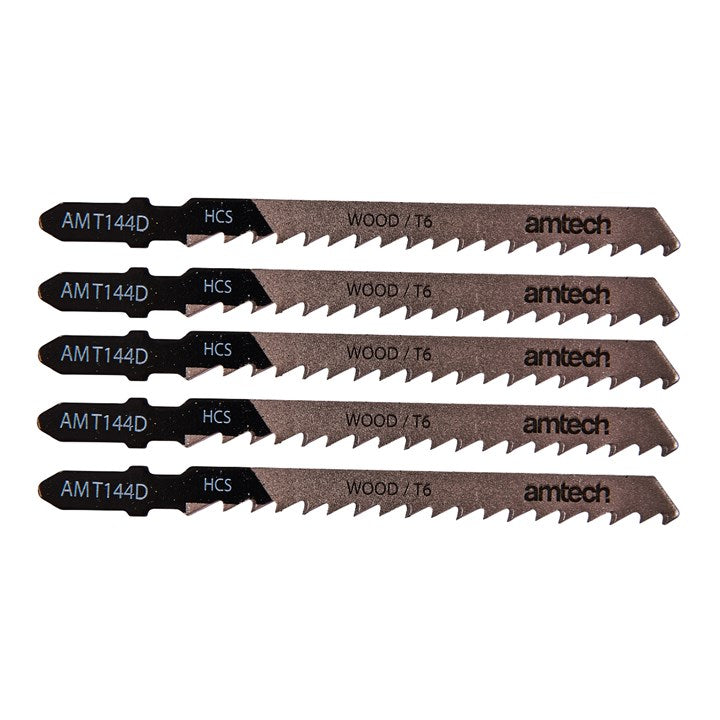 Amtech 5 Piece wood jigsaw blade set (AMT144 D) M1601