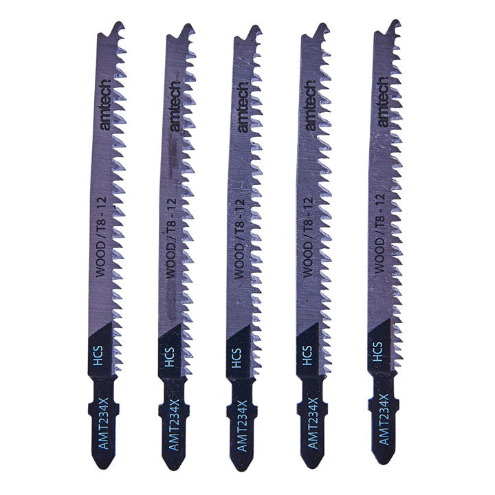 Amtech 5 Piece wood jigsaw blade set (AMT234 X) M1602