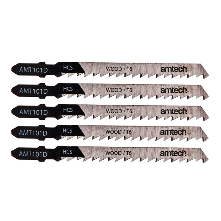 Amtech 5 Piece wood jigsaw blade set (AMT101D) M1606