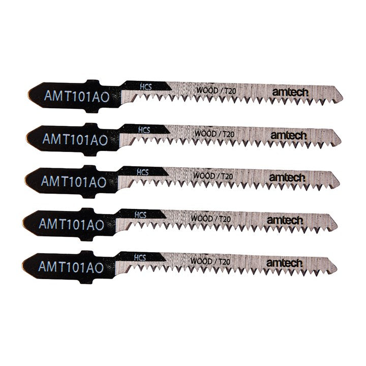 Amtech 5 Piece wood jigsaw blade set (AMT101AO) M1607