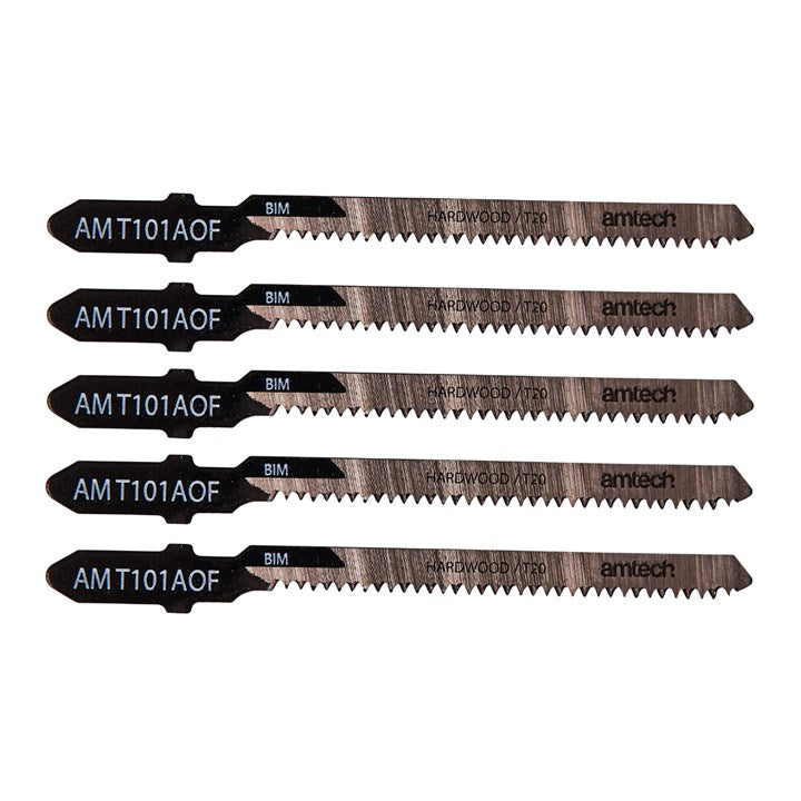 Amtech 5pc Wood Jigsaw Blade Set (AMT101AOF) M1609