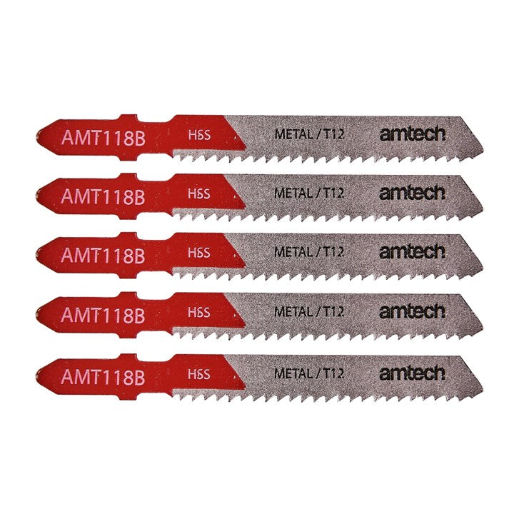 Amtech 5 Piece metal jigsaw blade set (AMT118B) M1611