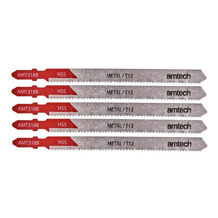 Amtech 5 Piece metal jigsaw blade set (AMT318B) M1614
